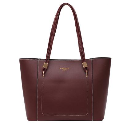 China PORTABLE Fashion Bags 2022 Women Handbags Ladies Leather Portable Large Capacity Cute Handbag Materi Leather Tote Bag (9031) Custom Logo for sale