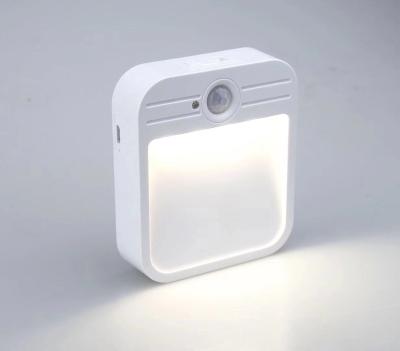 China EUROPEAN Motion Sensor Led Child Room Creative Night Light Wardrobe Sensor Led USB Charging Home Emergency Lighting for sale