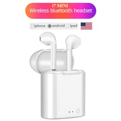 China 2019 Factory Outlet TWS (True Wireless Stereo) BT 5.0 Earphone Genuine Waterproof i7s Stereo Mini Tws Wireless Charger Earbuds for sale