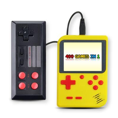 China Hot Selling ABS Plastic + Lithium Battery Amazon 2 Gamepads 2.8 Inch 8 Bit Handheld VCR Retro Video Game Console With 2 Gamepads for sale