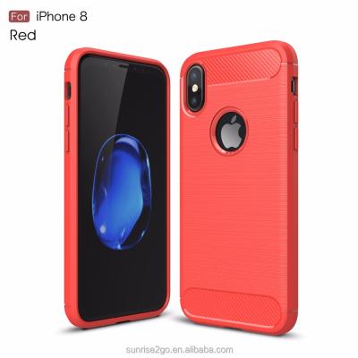 China Professional carbon fiber top grade factory phone case for iphone 8 carbon fiber for sale