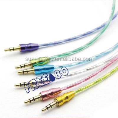 China 2017 New design 3.5mm male to AUX stereo car audio cable. of male 1m for sale