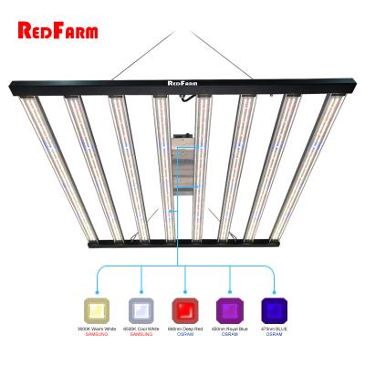 China 450w 470nm 660nm Led Grow Lights Kit Redfarm 450w 470nm 660nm Samsung Full Spectrum 600w Led Grow Light Kits For Cananda, USA, Europe for sale