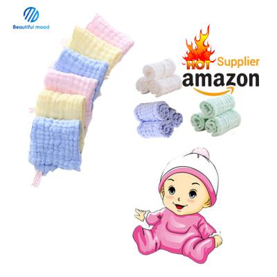 China China Wholesale QUICK DRY Cotton Muslin Baby Washcloth Eco Friendly Organic Face Towels for sale