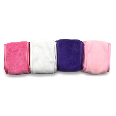 China QUICK DRY Soft Popular Spa Headband Make Up Cosmetic Wash Face Headband Spa Bath Hair Band for sale