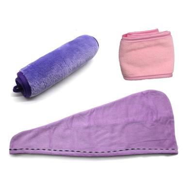 China 2021 Microfiber Women Wrap Hair Towel High Quality Quick Dry 100% Curly Set Wholesale Customized QUICK DRY for sale