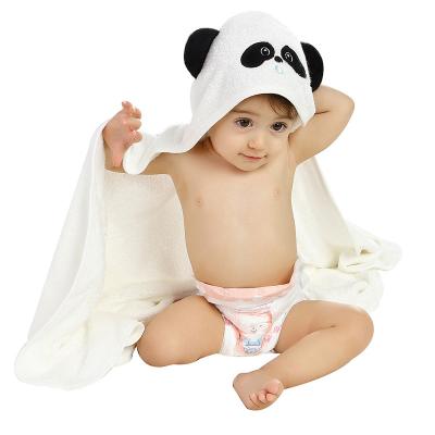 China Wholesale Cute Animal Hooded Towel Factory Design Bamboo Infant Bath Towel Safe For Baby Kids for sale