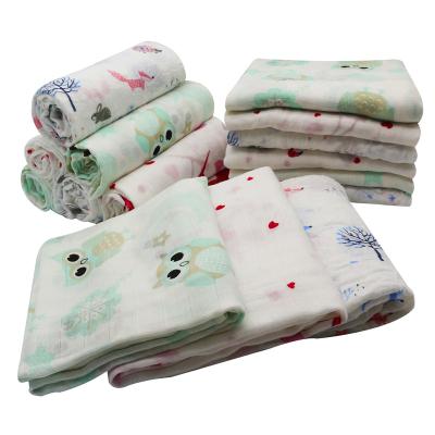 China 30%Cotton 70% Baby Fiber WARM Bamboo Cartoon Wrapping Cloth for sale