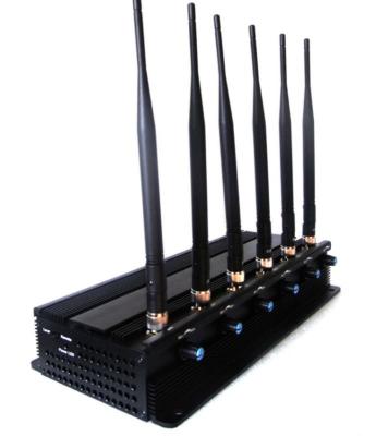 China Desktop Cellular Cell Phone Signal Jammer WiFi Blocker 3G & 4G Phone Signal Jammer for sale