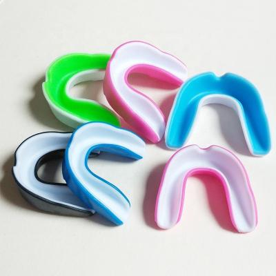 China Food Grade Comfortable Colored EVA GumShield American Football Mouth Guard for sale