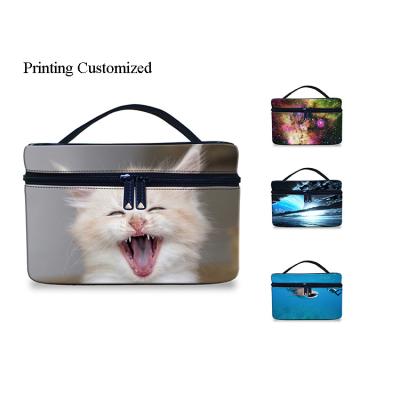 China Waterproof Make Up Logo Cosmetic Bag With Custom Logo, Customize Cheap Custom Cosmetic Bags Eco Bag, Ladies Zippered Custom Makeup Bags Cosme for sale