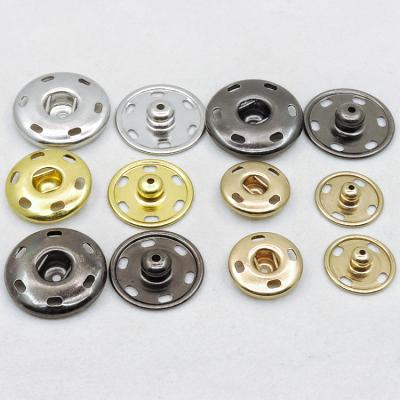 China Environmental friendly sales 25 mm nickel free bulk metal hidden snap fastener clothing brass snap buttons two part snap button for sale