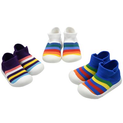 China Anti-Smell Anti-Smell Baby Shoes Scratches Knit Casual Sneakers Children's Shoes For Kids Boys Girls for sale