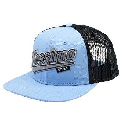 China Sky blue JOINT popular hiphop snapback hats hat with breathable mesh sport hats for sale