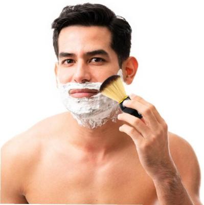 China Sustainable Wholesale Hair Brush Men Shaving Brush With Solid Wood Handle for sale