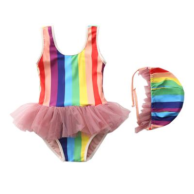 China 2021 new children's breathable swimwear one-piece swimsuit for girls 2021 summer bikini sets children's swimsuit baby bikini beautiful for sale