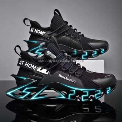 China 2021 hot-selling sweat-absorbent products fashion relieve men's lace-up sneakers breathable flight sports shoes for sale