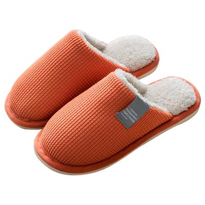 China Top Quality Fashion Trend Men's Home Widely Used Fabric Cotton Warm Indoor Slippers For Men for sale