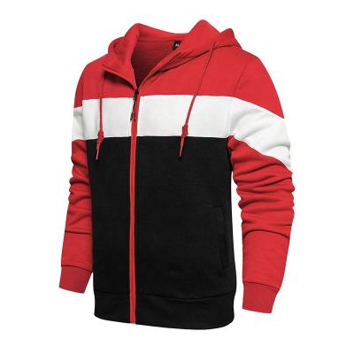 China Waterproof Men's Hoodies Cotton Sweatshirts More Required OEM Custom Color Block Hoodie Men Printed Hoodie for sale