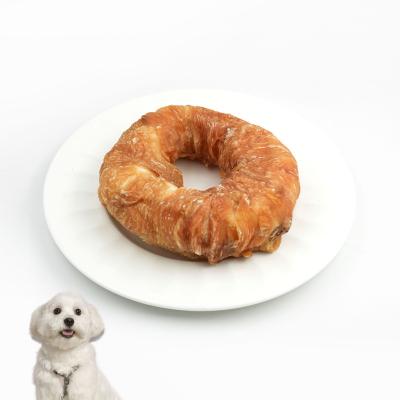 China Digestive health New Product Hot Sale Dog Food Cowhide Snack Pet Molar Chicken Cowhide Rolls Dog Snacks for sale