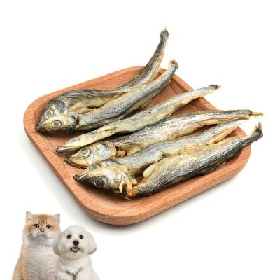 China Skin & Coat Health OEM ODM Customize 100 Percent Natural Raw Material Pet Treats Freeze Dried Spring Fish For Cats for sale