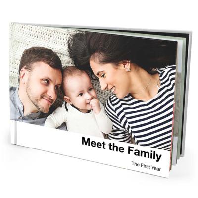 China paper & Cardboard hardcover book photo album printing service for family for sale