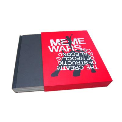 China paper & Custom Perfect Hardcover Hardcover Book Binding Printing With Sleeve for sale