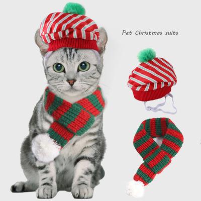 China Sustainable Amazon is selling stylish scarves and hats for cats and dogs for Christmas for sale