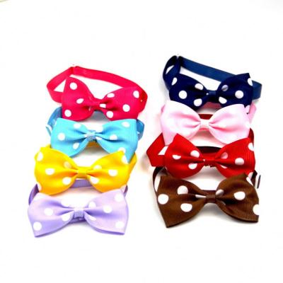 China Sustainable Summer Pet Bow Tie Dog Collar Products Pet Apparels And Accessories Miss Dog Tie for sale