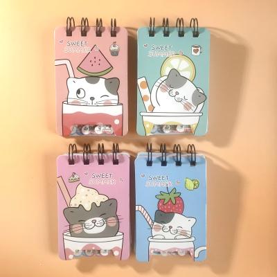 China Mini Pocket Self Adhesive Small Size Notepad Hand Loose Leaf Book Writing Notebook for Students for sale