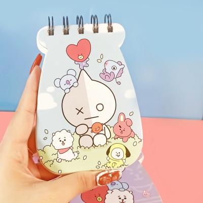 China Factory personalization self adhesive diary planner bt21 note cute diary printing notebooks planner for sale