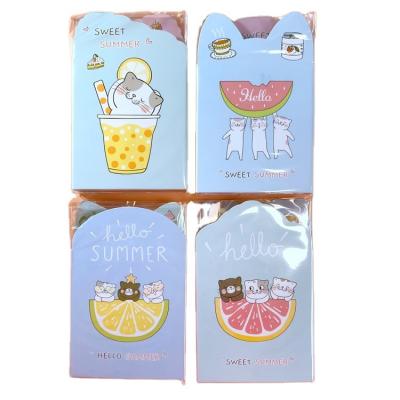 China Hot Selling Self Adhesive Sticky Notepad Cute Style Personalized Sticky Self Adhesive Memo Pad for sale