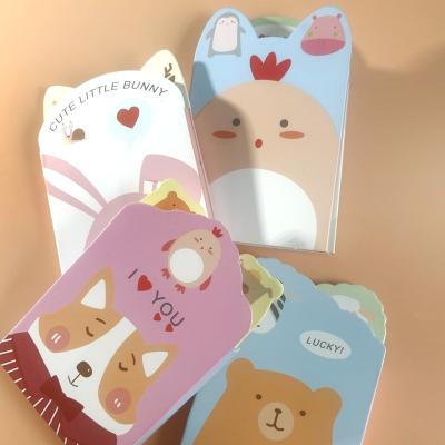 China Wholesale Self Adhesive Die Cut Creative Sticky Notes Custom Shape Personalized Cute Sticky Notes Pads for sale