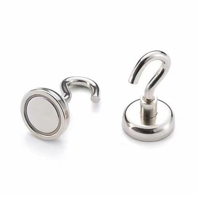 China Environmental Friendly Strong Pull Force M3 M4 M6 M8 Round Base Neodymium Pot Magnet With Screw Thread Pot Magnet With Countersunk Hole for sale