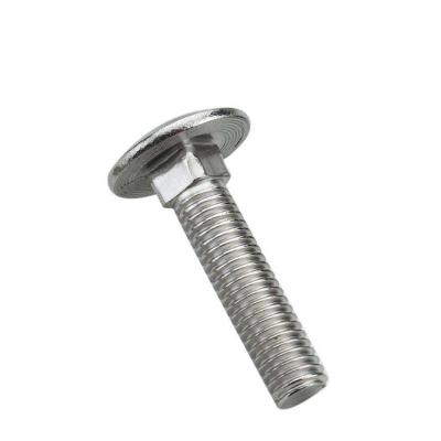 China M30*50mm Steel Carriage Bolts Round Head Blue White Galvanized Square Neck DIN603 Carbon Steel for sale