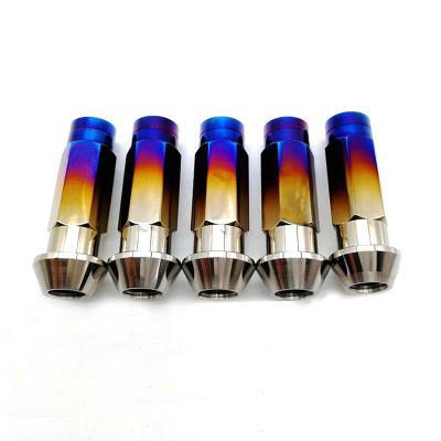 China Stainless Steel Car 10.9 Grade Stainless Steel Color Truck Extended 12X1.25 Colored Aluminum Lug 14X1.5 Wheel Bolt And Nut for sale