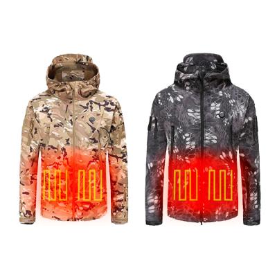 China 6 Colors Breathable Available Polyester USB Heated Coat Men for sale