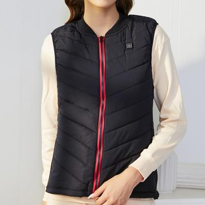 China Breathable Polyester USB Warm Battery Heated Vest For Women for sale