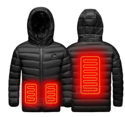 China 2021 Winter Warm USB Breathable Clothes Heated Jacket Kids Heated Coat for sale