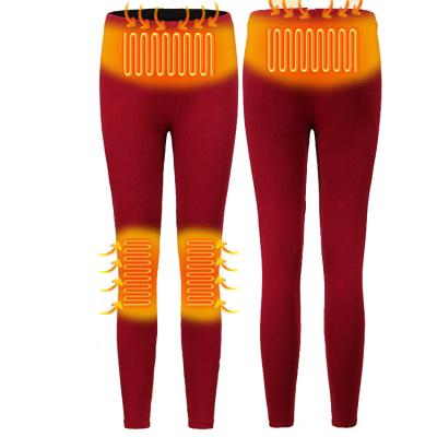 China 2021 Anti-wrinkle Electric Battery Women Reversible Tight Underwear 5V USB Heated Pants for sale