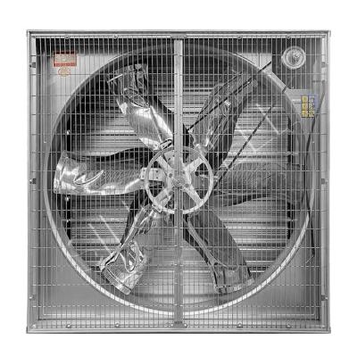 China Hotels 50 Inch 43500 CMH Shutter Automatic Greenhouse Smoke Exhaust Fan Roof Exhaust Fan Warehouse Ventilation Fan Wall Mount Axial for sale