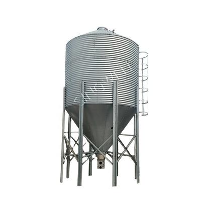 China Feed Hopper Silo Grain Storage Feed Tower/Poultry Farm Used Storage Galvanized Silo Bottom Pig/Chicken Feeding Equipment Silos/Poultry Animal Husbandry/ for sale