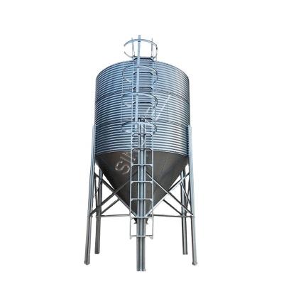 China Poultry Farm Used Feed Storage Silo Bin Bin Tank Feeding Barn Hot Galvanized Factory Price Chicken Farm Storage Silo Plate Storage Hog Chicken Poultry Farm for sale