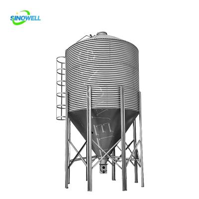 China Poultry Farm Used Feed Storage Customized Chicken Steel Pig Farm Animal Poultry Feed Silo Bin Galvanized Feed Tower Product Silo Grain Storage sheet material for sale