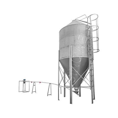 China Poultry Farm Used Feed Storage China Manufacture Poultry Silo Galvanized Sheet Material Feed Tower Poultry Home Feed Storage Silo Grain Silo For Sale for sale