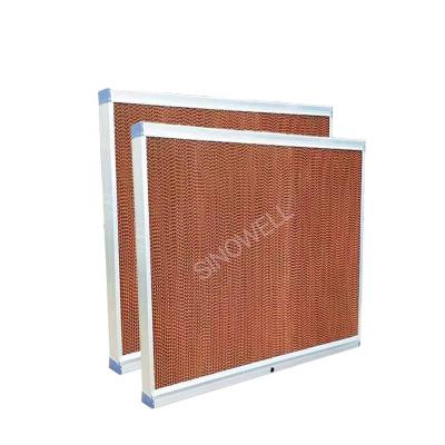 China Farms Greenhouse Evaporative Plastic Cooling Pad For Poultry Farm Poultry Equipment Evaporative Cooling Plastic Air Cooling Pad for sale