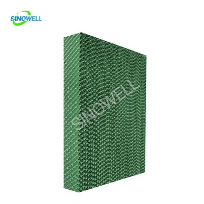 China Farms Custom Plastic House Curtain Curtain 7090 Poultry Chicken Fan Pad Air Cooler Cooling Cooling Pad For Poultry Farm for sale