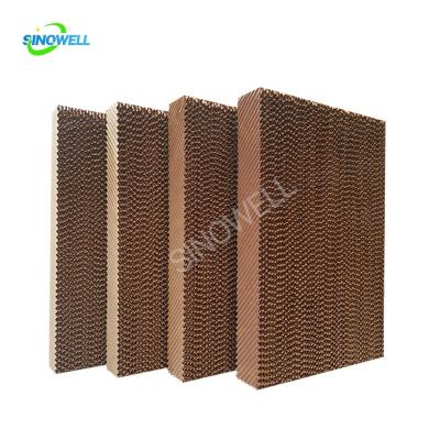 China Farms Cooling Pad Evaporative Cooling System for Greenhouse Poultry Farm Cooling Pad for Greenhouse Animal Husbandry Equipment for sale