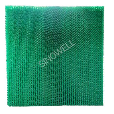 China Farms 7090 Evaporative Cooling Pad for Poultry Farm, Galvanized Plastic Sheet Frame Shield Wall Evaporative Cooling Pad for sale