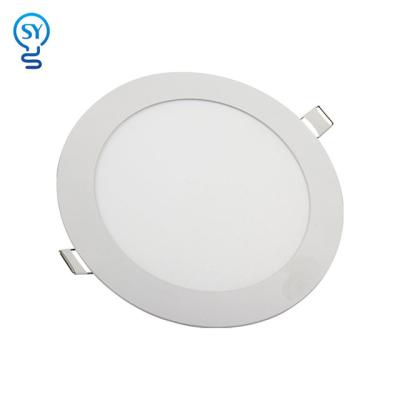 China Modern Aluminum Slim Exterior Recessed Mounted Frameless Panel Lamps 3W 6W 9W 12W 15W 18W Ceiling Led Panel Light for sale